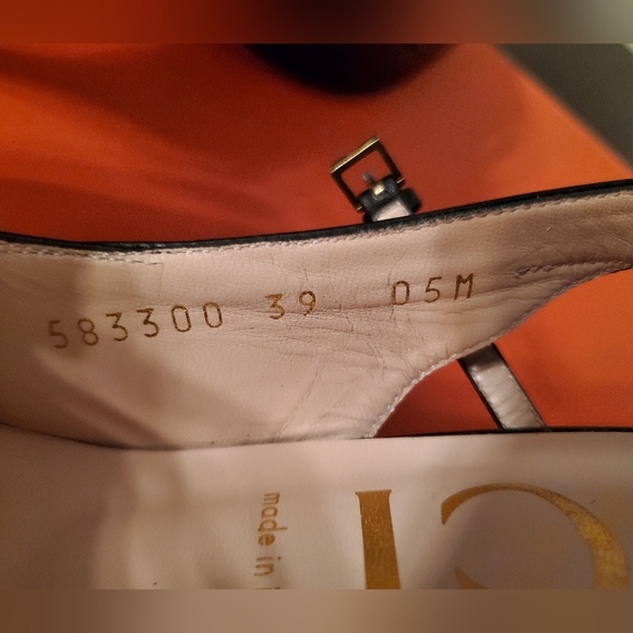 Gucci Zumi Black Leather Horsebit GG Pointed Toe Slingback Kitten heels - Picture 6 of 11